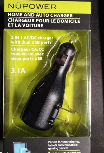 Home and Auto plug charger